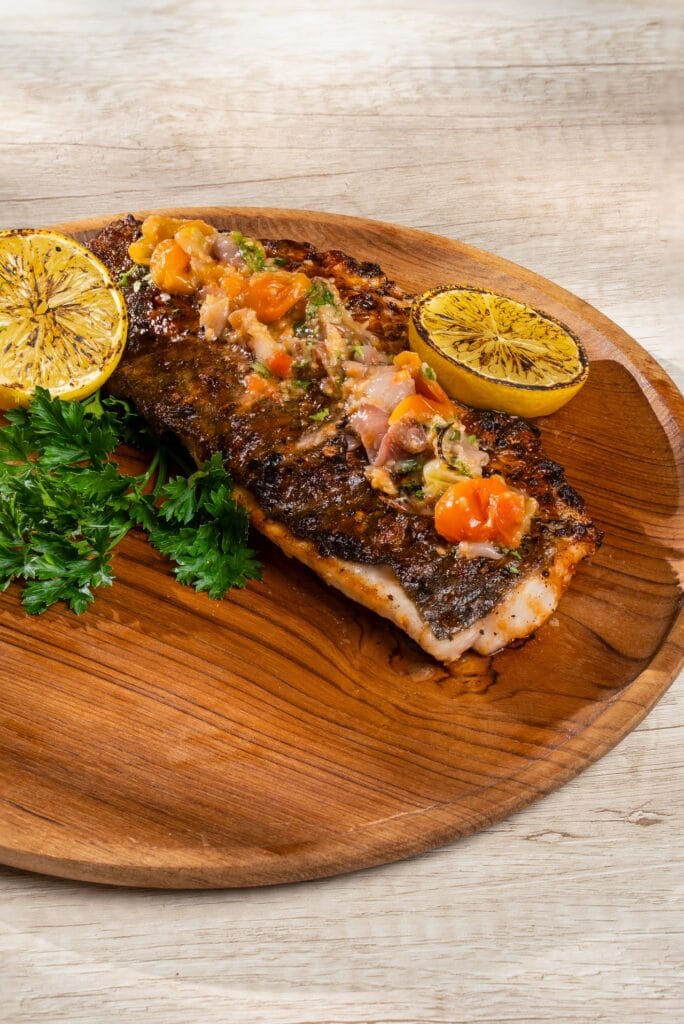 Grilled Barramundi Fillet - Bespoke Catering Bali